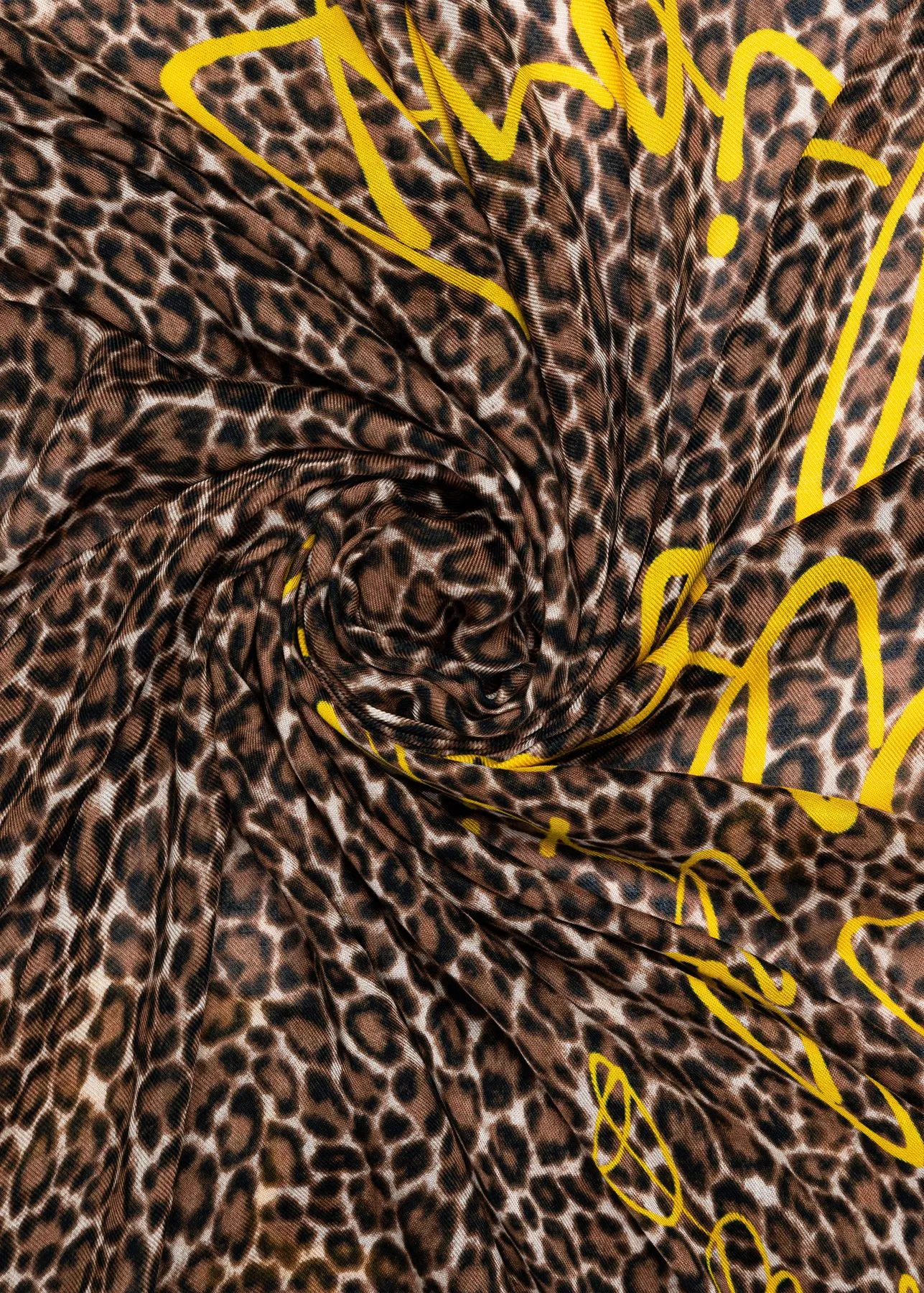 Scarf with animal print by blugirl