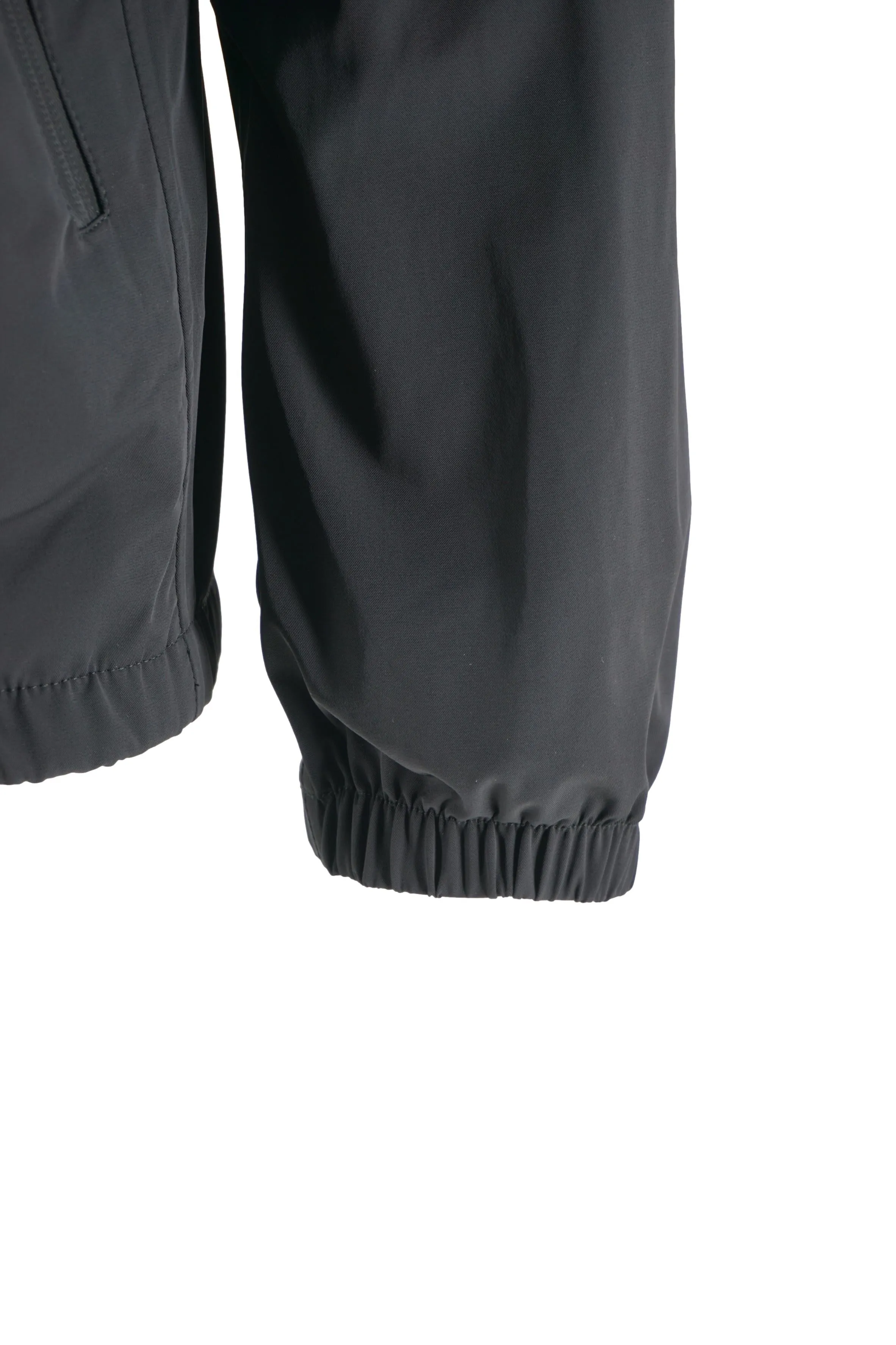 Black Jacket with Logo and Hood