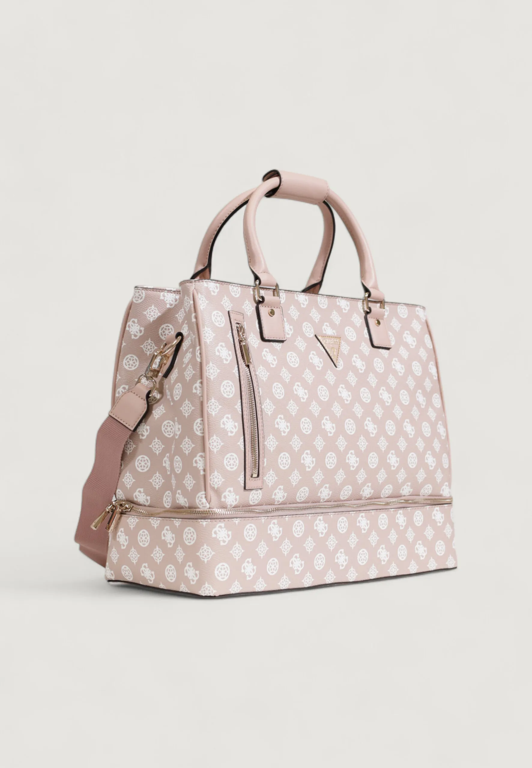 Borsa Guess WILDER ZIP BOTTOM SHOPPER TOTE Rosa Cipria
