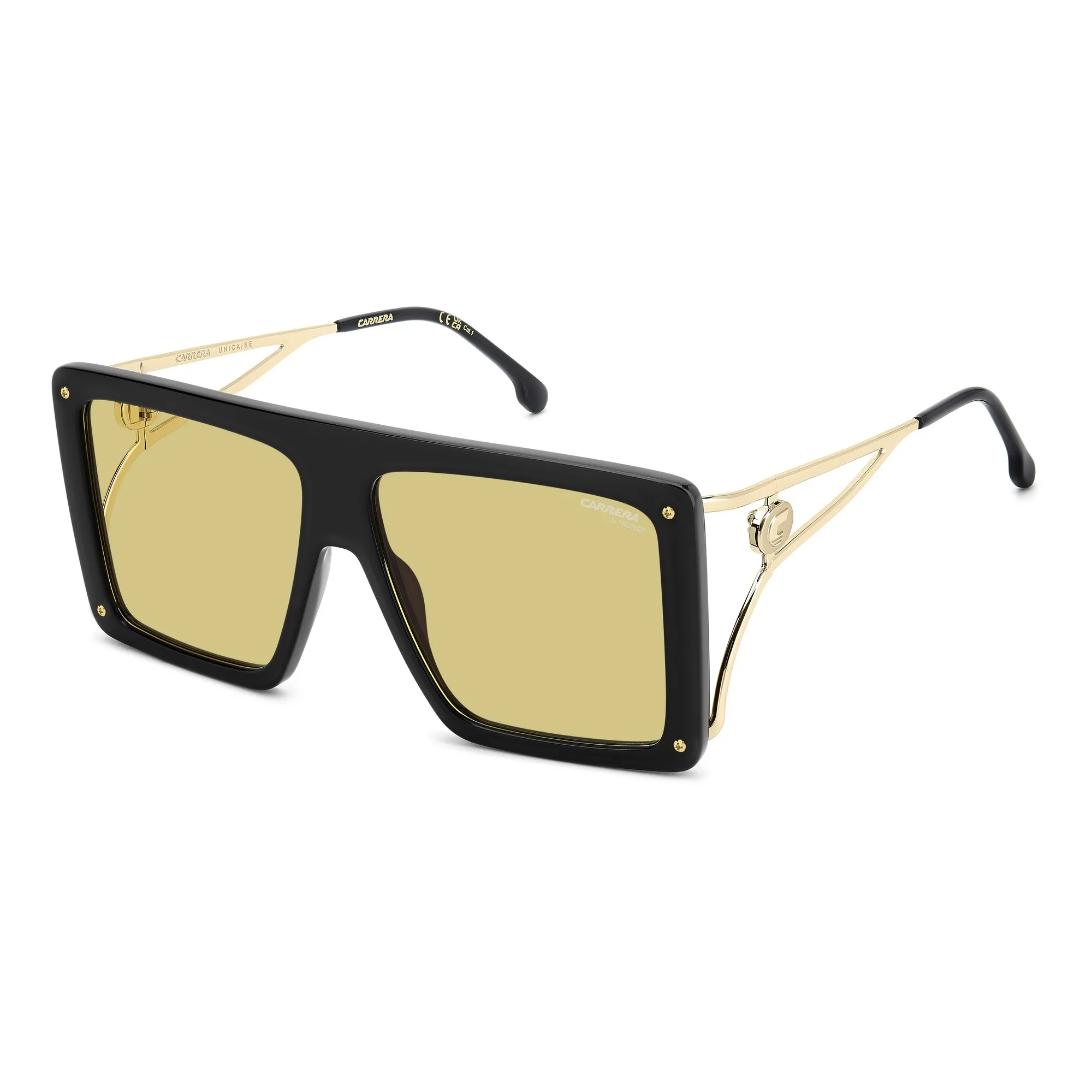   Carrera CA UNICA/SE - 71C HW Nero Giallo | Occhiale Da Sole Donna 