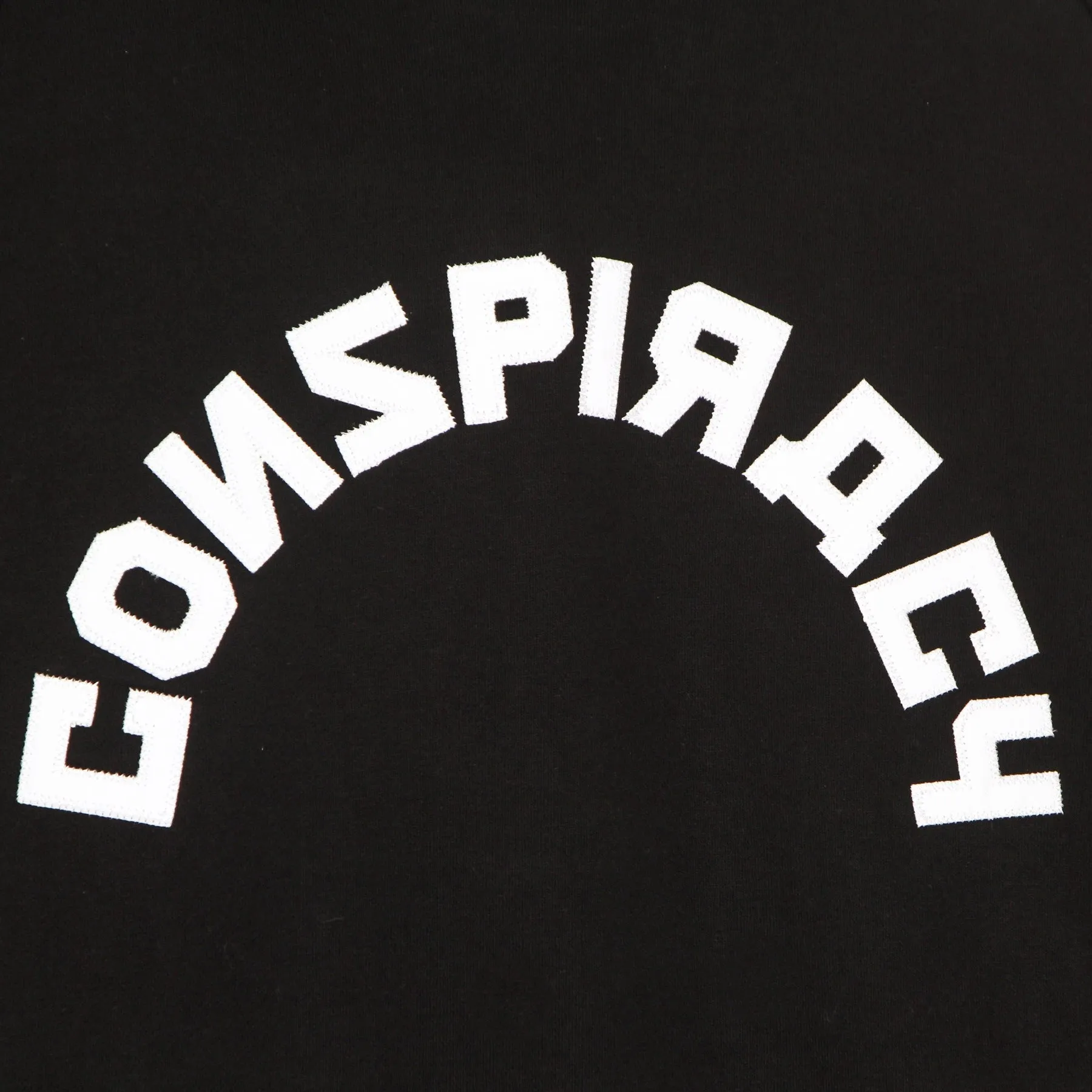 Felpa Cappuccio Uomo Conspiracy Hoodie Nero