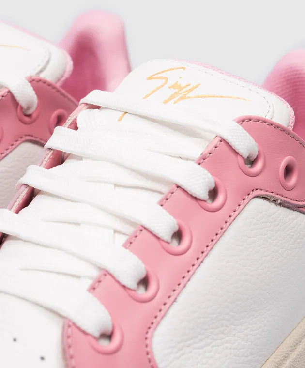 Giuseppe Zanotti Sneaker Arena in pelle rosa RS40006