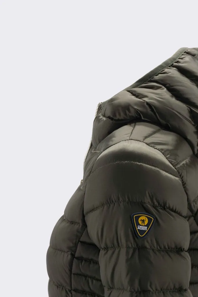 Green Aghat Hooded Down Jacket