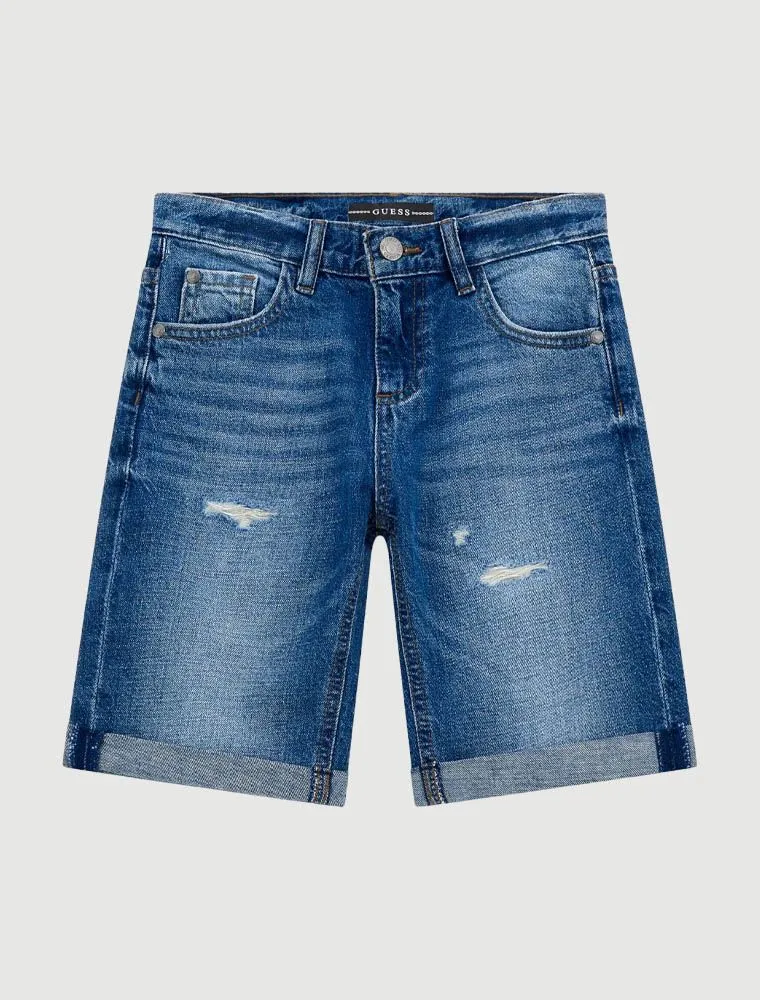 Guess denim Bermuda shorts