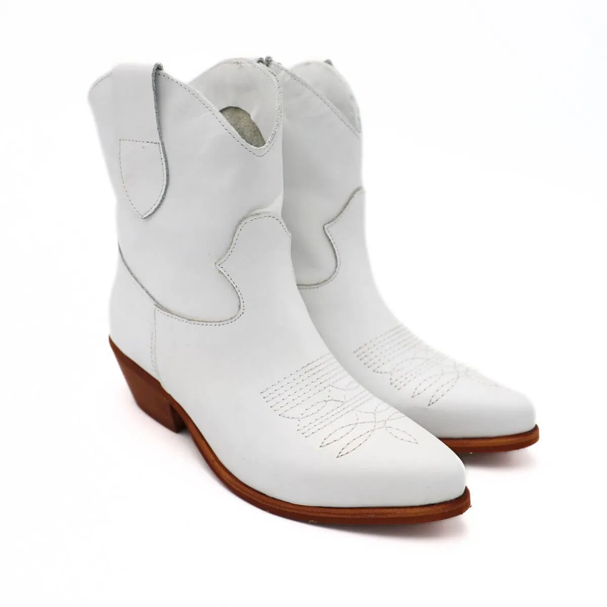 MAD MIND TEXANO 25030 PELLE BIANCA  