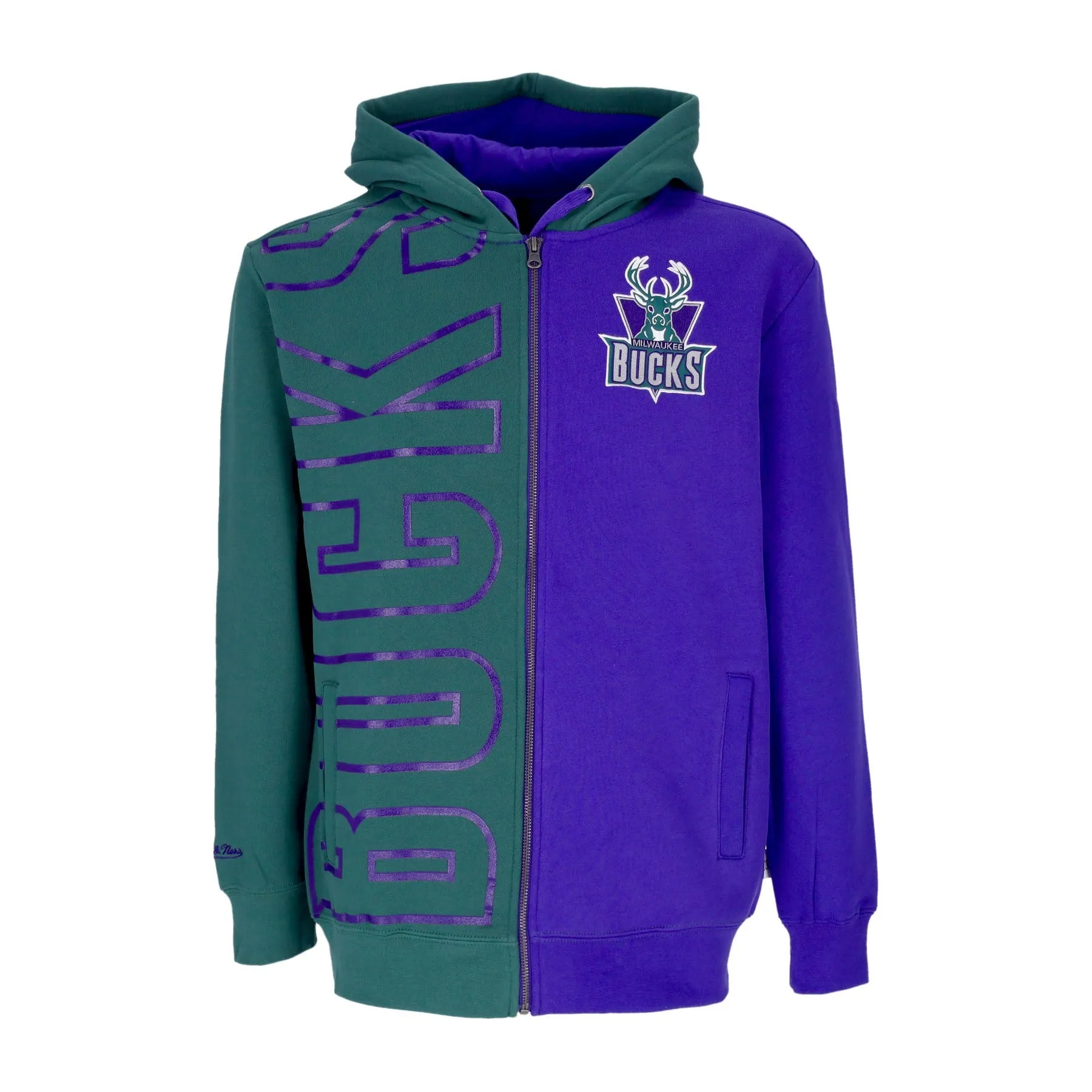 NBA Full Zip Fleece 2.0 Hardwood Classics Hoodie Milbuc Multi