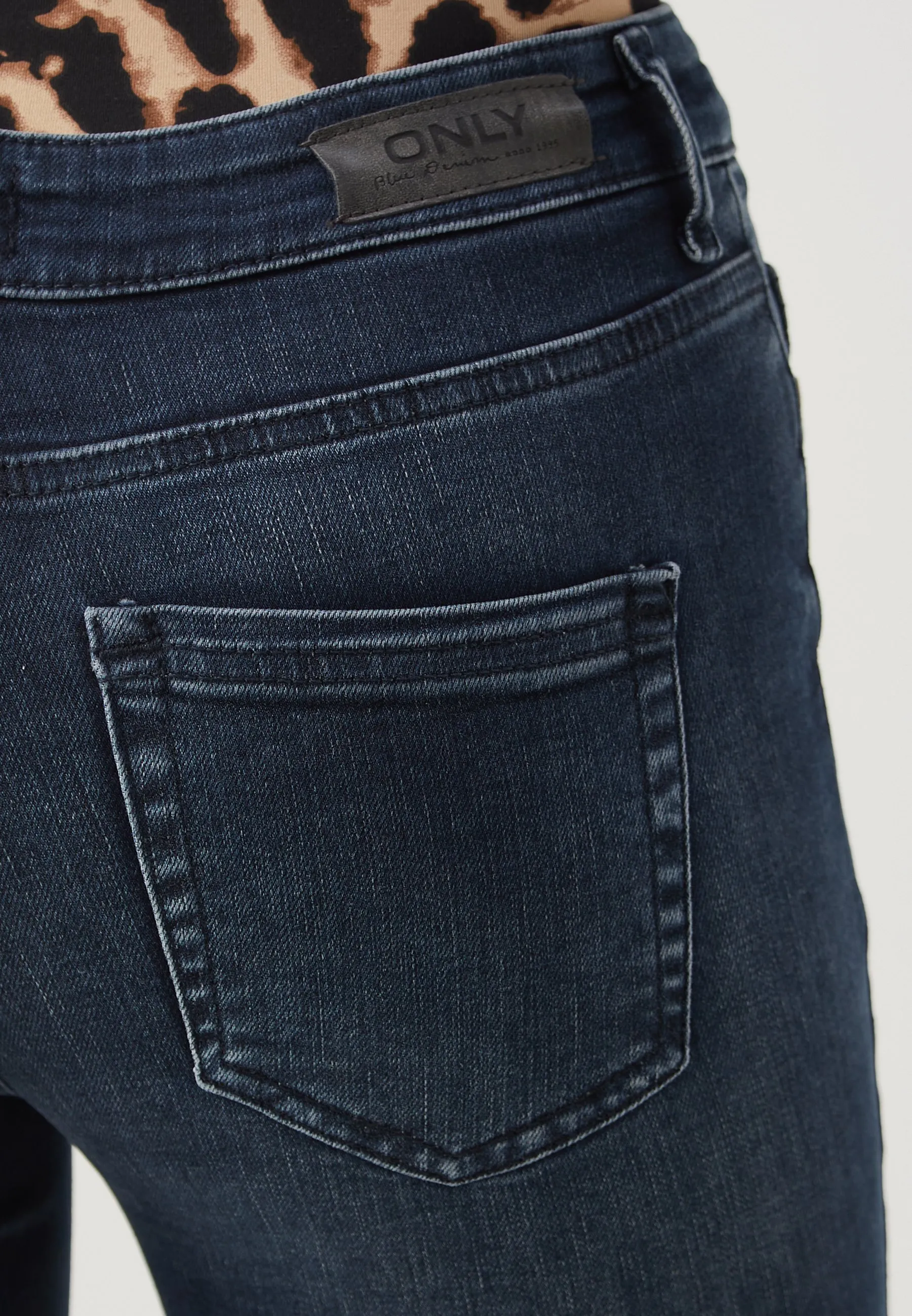 ONLBLUSH LIFE MID RAW Skinny Fit Jeans