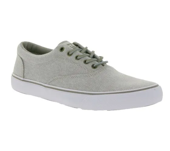 SPERRY Bahama Striper II Cvo sneaker da uomo in tela sostenibile con tecnologia wave siping STS24255 Grigio