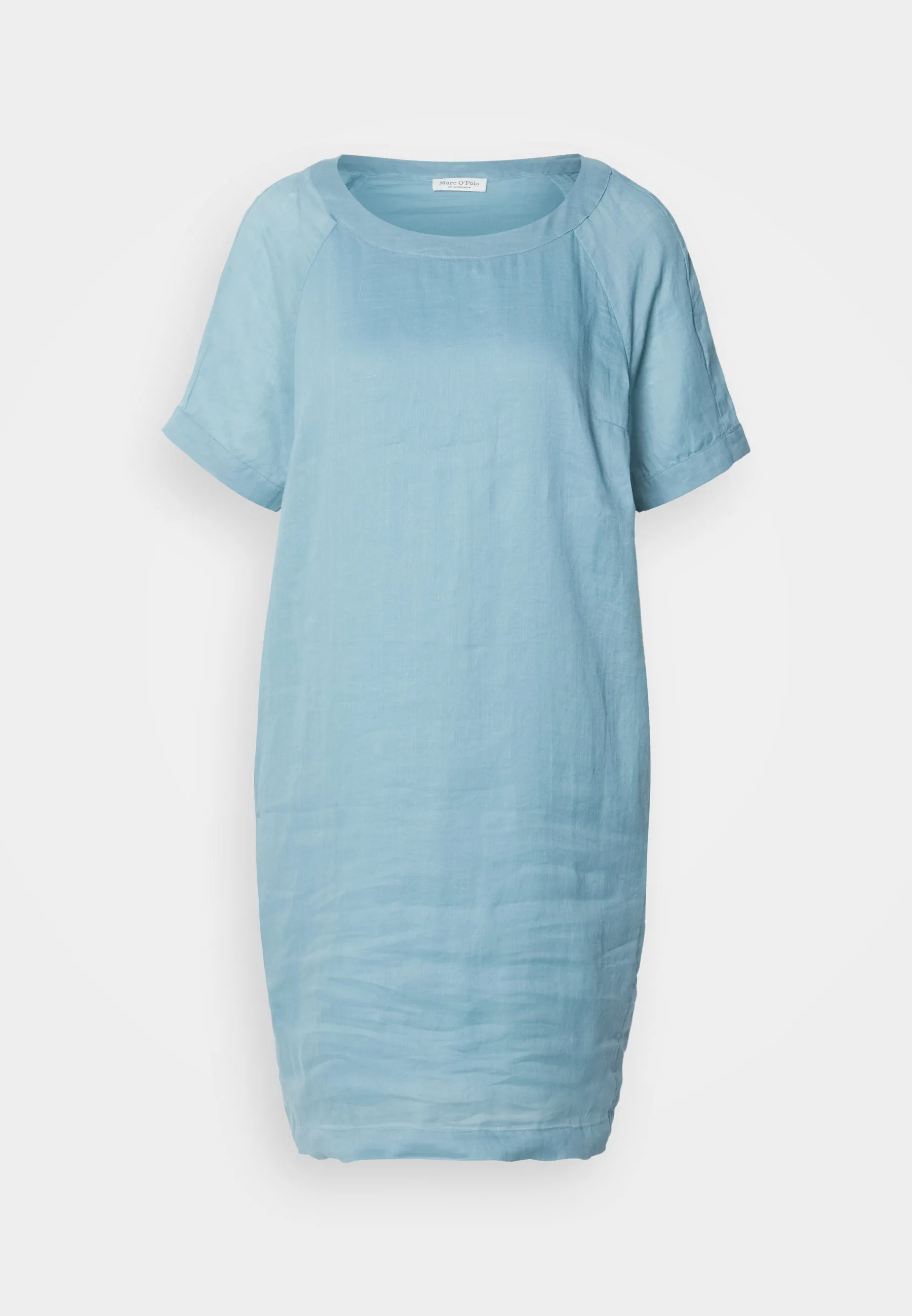 Sporty Style Dress with Slight Egg Shape and Raglan Sleeve Construction Pockets - Summer Dress